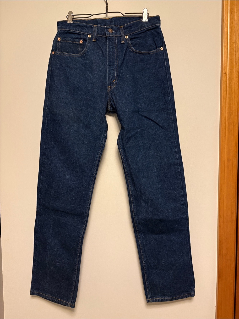 NWOT Vintage 80s Levi's Men's Indigo Straight Jeans - Picture 3 of 3